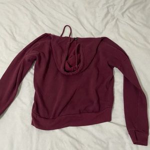 Maroon hoodie